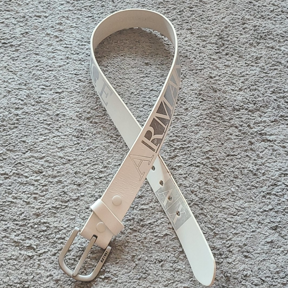 Armani Exchange Genuine Leather Belt